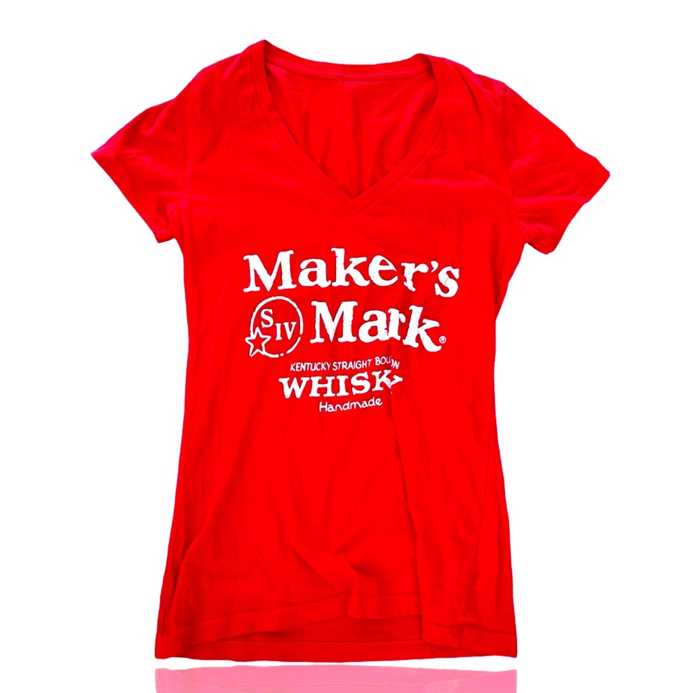 Makers Mark Bourbon Baby Doll Tee: GUC: Minimal Tee: Kentucky Whiskey